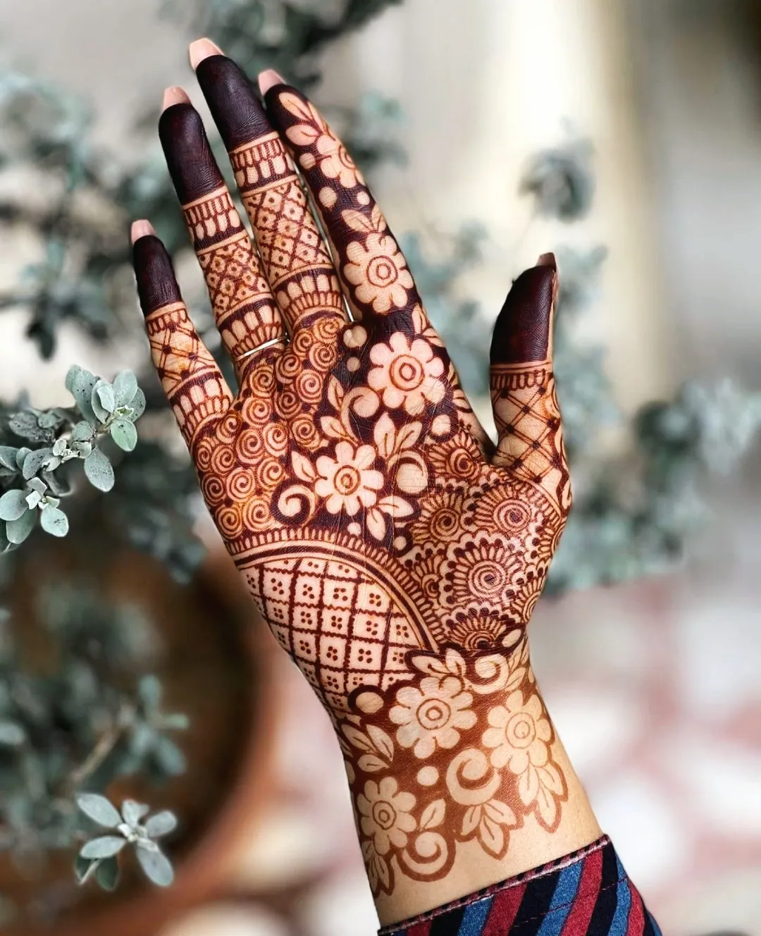 Latest full hand shaded arabic bridal mehndi designs - YouTube