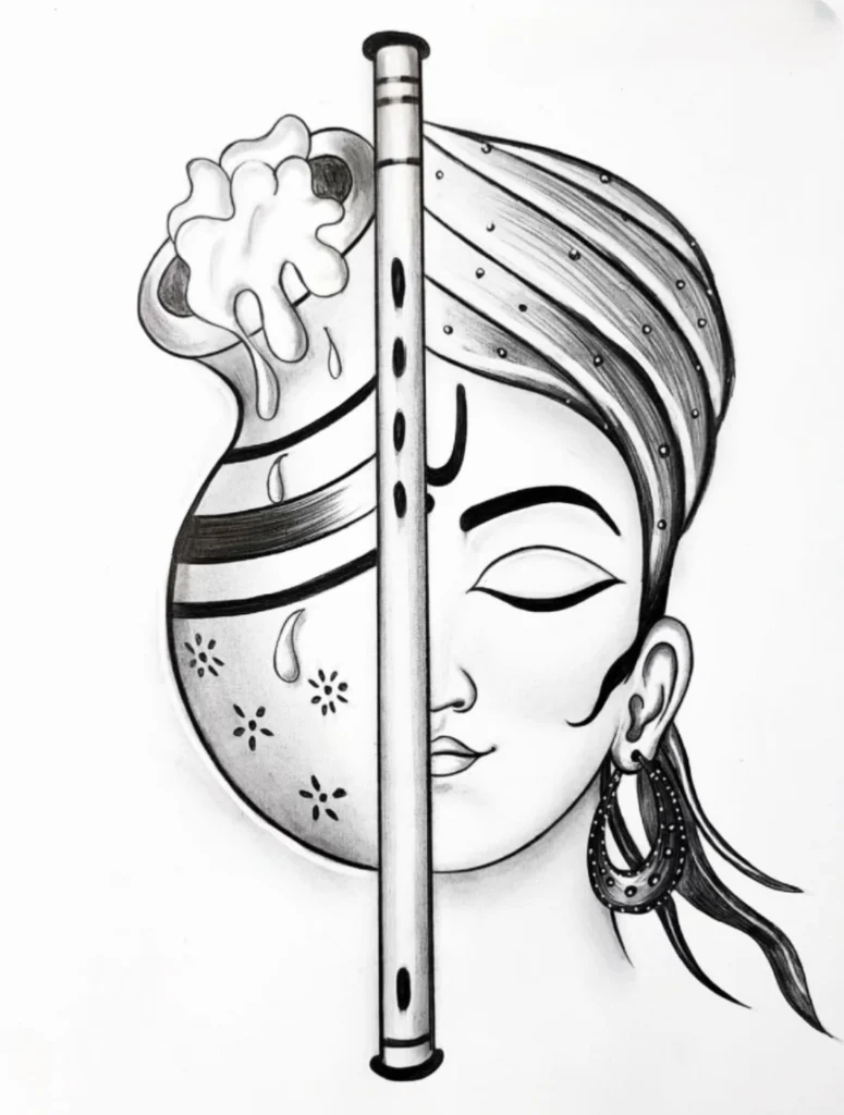 AP Drawing - Amazing Way To Draw God Krishna For Beginners | Facebook-saigonsouth.com.vn