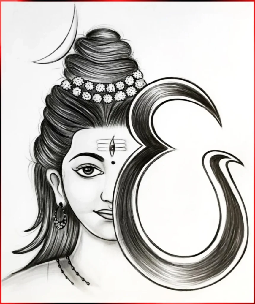 Lord Shiva Sketch by pen by apsartsy on DeviantArt-suu.vn